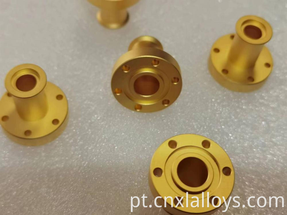 W Cu Alloy Gold Plated Parts25